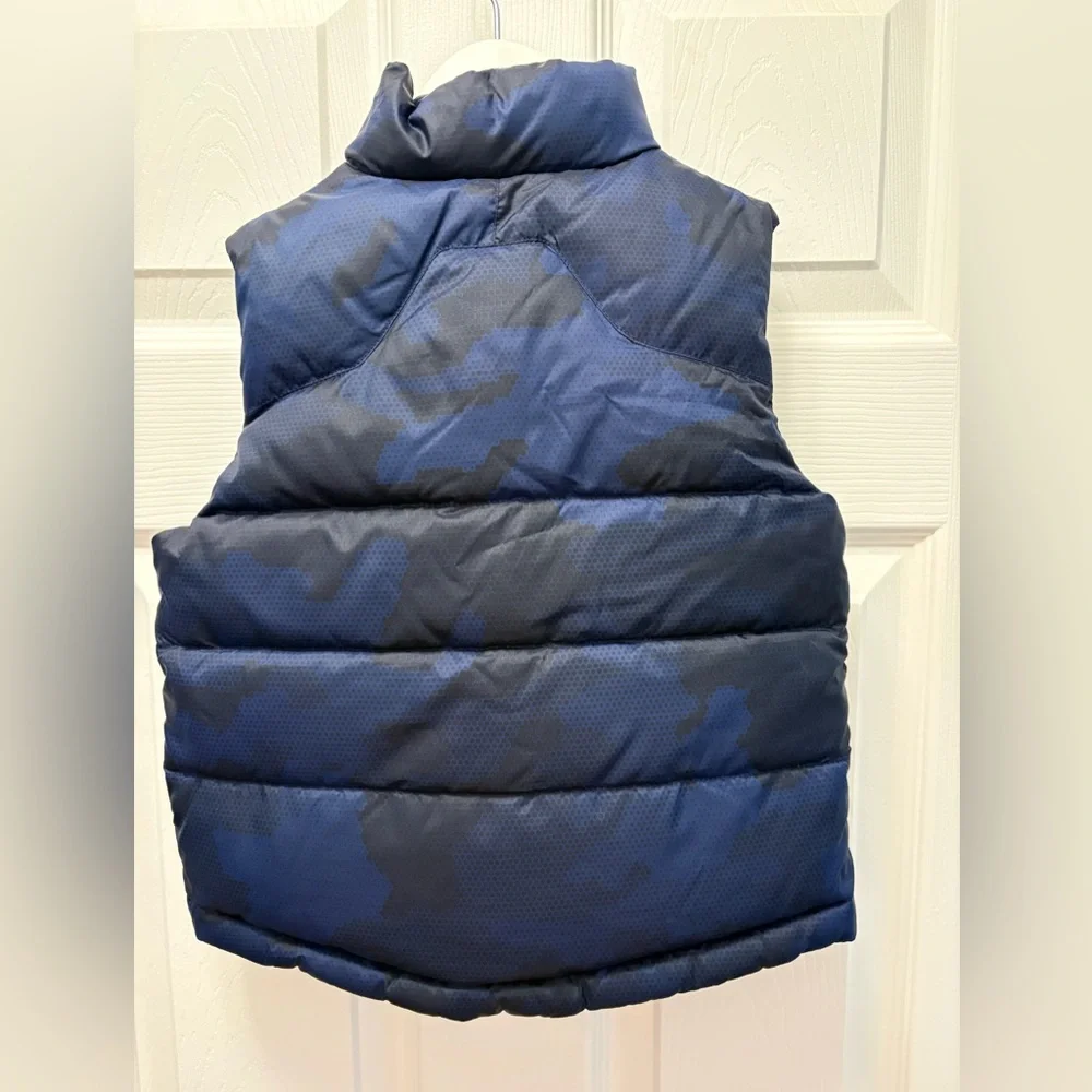 Perfect for Fall! Polo Ralph Lauren Kids Camouflage NavyPuffer Vest - reversible